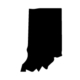 Indiana state graphic | Counterweight Blue